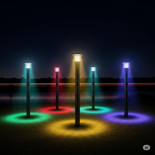 AuroraGlow Outdoor Lamps